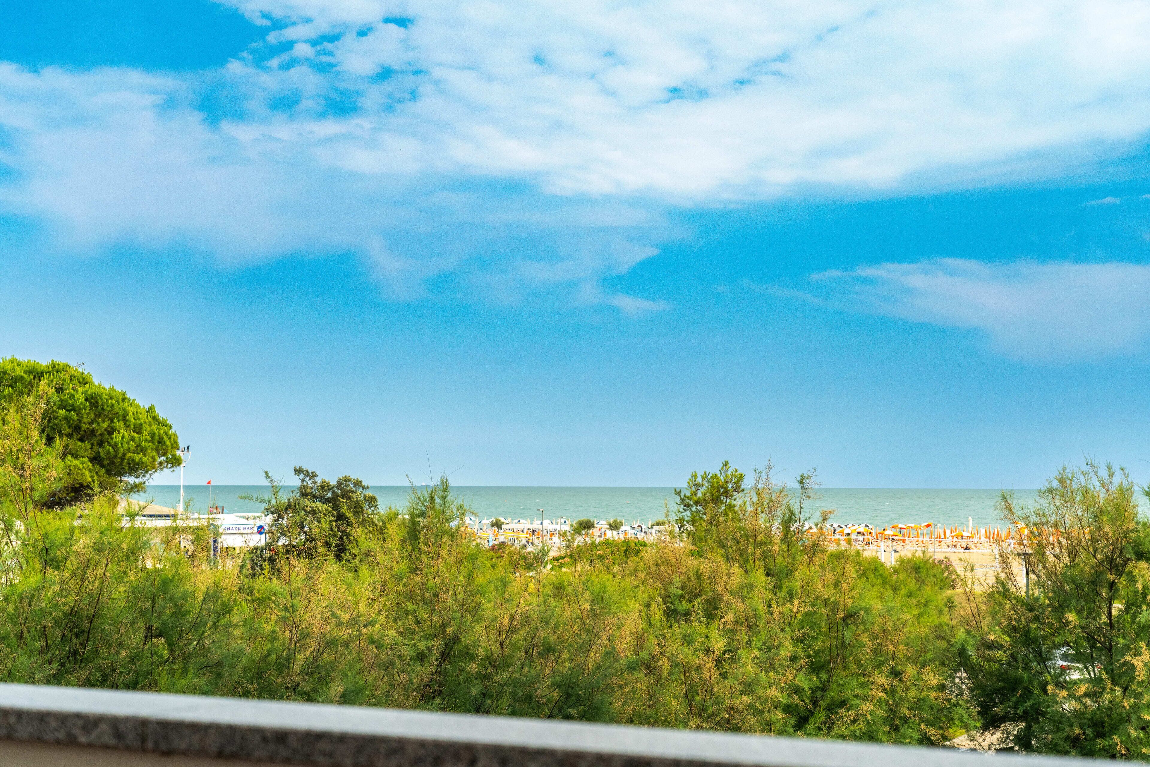Apartamento, 2 quartos, sacada, vista para o oceano | Sacada