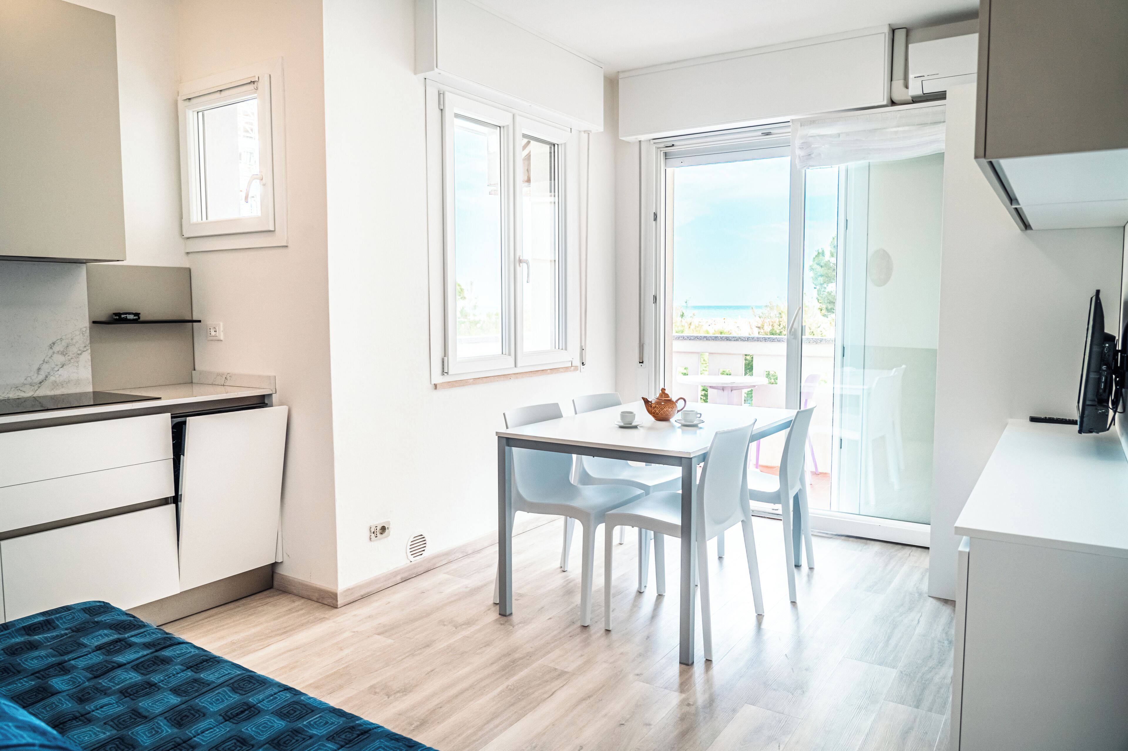 Appartamento, 2 camere da letto, balcone, vista oceano | Sala da pranzo