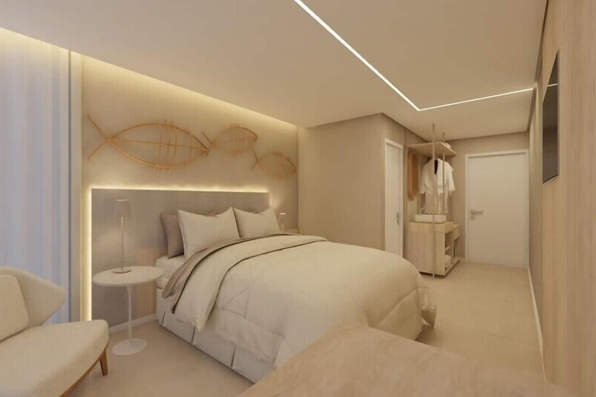 Standaard suite, balkon | 1 slaapkamer, een kluis op de kamer, een strijkplank/strijkijzer