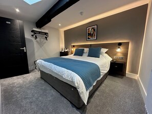 Blackout curtains, iron/ironing board - The Abbots Hotel (Selby)