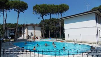 Apartment, 2 Bedrooms, Terrace, Garden View | Pool | Outdoor pool