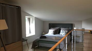 1 chambre, fer et planche Ă repasser, Wi-Fi, draps fournis