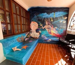 Interior - Captain’s Quarters casita 2, Captain's Quarter - Casita 2 The Mermaid and The Pearl Hotel (Isla Mujeres)