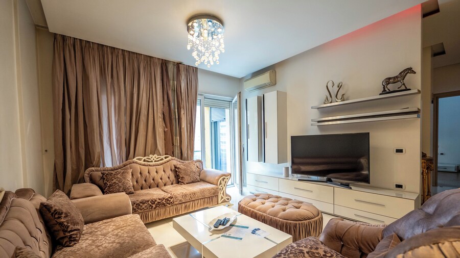 Tirent Apartment-Spacious 2-Bedroom Stay in Delijorgji Tirana