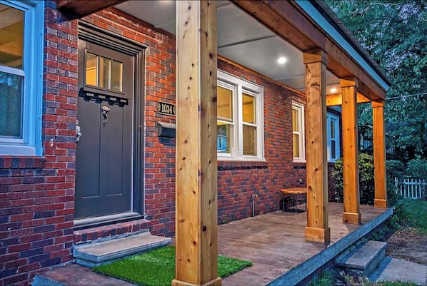 Exterior detail - The Delsey: family home steps away from Park Circle (North Charleston)