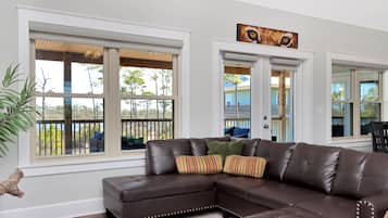 Hus, 2 queensize-senger (Treetops) | Oppholdsområde