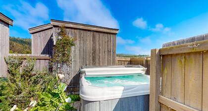 Dog-friendly, Ocean View Home with a Private Hot Tub & Shared Pools-Near Beach