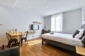 Strykjärn/strykbräda, gratis wi-fi och sängkläder