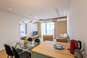 Apartment, 1 Bedroom | Private kitchen - Tirent Apartment-Modern 1-Bedroom Stay Near Liqeni i Thatë (Farke)