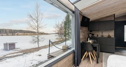 Modern Glass Suite on Himosranta with Lake Views