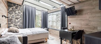 Modern Glass Suite on Himosranta with Lake Views