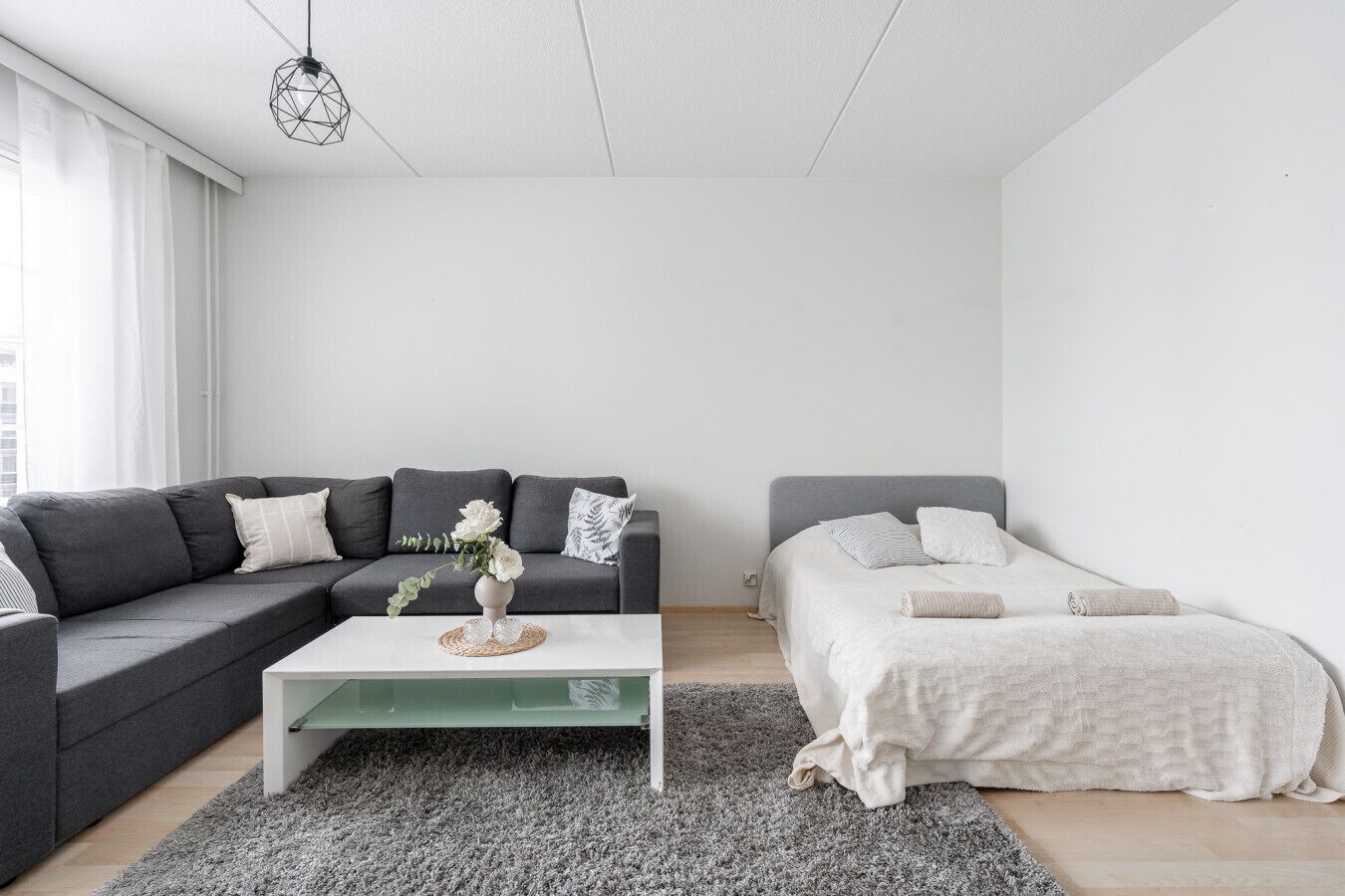 2 dormitorios, ropa de cama, accesible en silla de ruedas