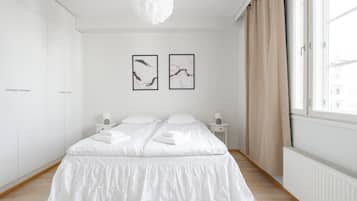 2 habitaciones, ropa de cama y acceso para silla de ruedas