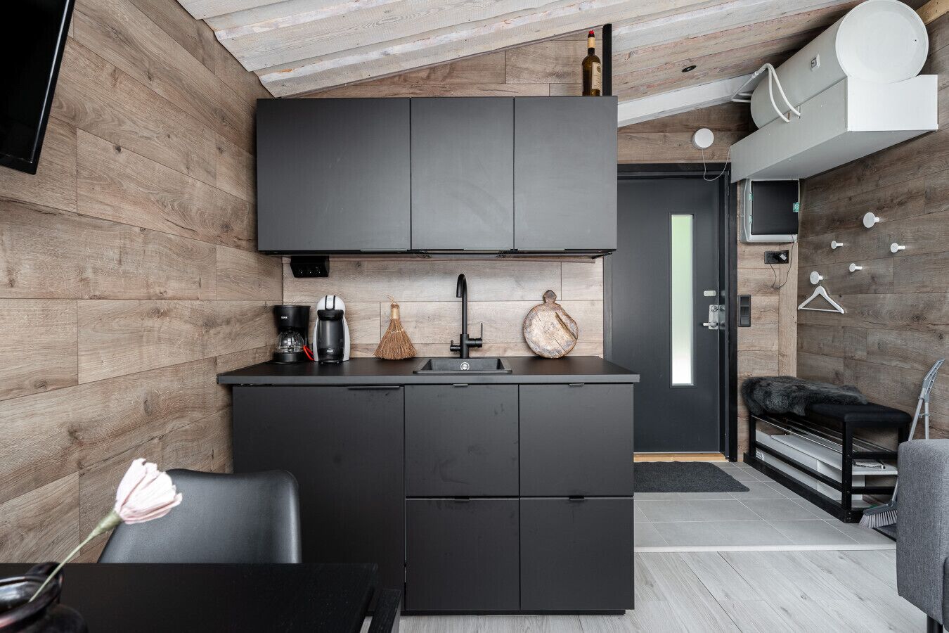 Micro-ondes, cafetière/bouilloire