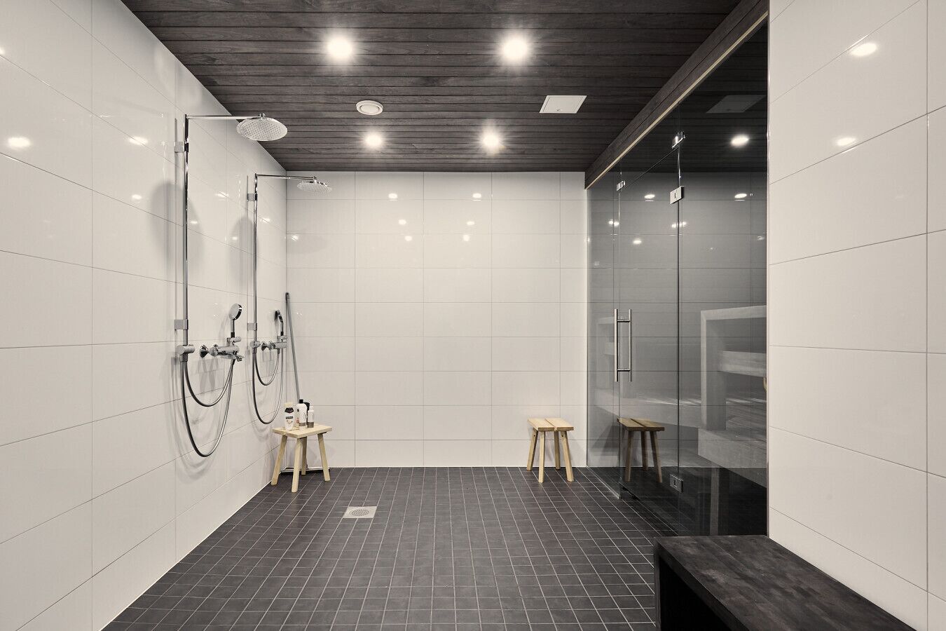 Hair dryer, towels