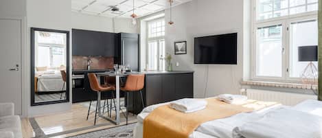 1 chambre, bureau, fer et planche Ă repasser, Wi-Fi gratuit