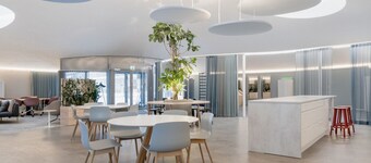 Modern 1BR Apartment with Balcony at Tripla Pasila, 5 mins to Helsinki City Center