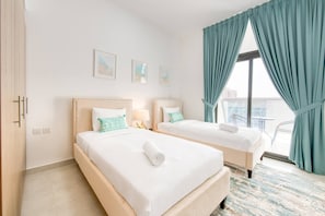 Appartement, 2 chambres, fumeurs, terrasse | 2 chambres
