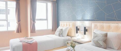 1 habitación y ropa de cama