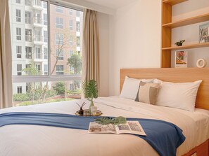 Standard Apartment | 2 bedrooms - Comfy 2Br Apartment At Tokyo Riverside (Teluknaga)