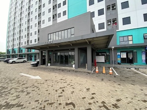 Façade de l’hébergement