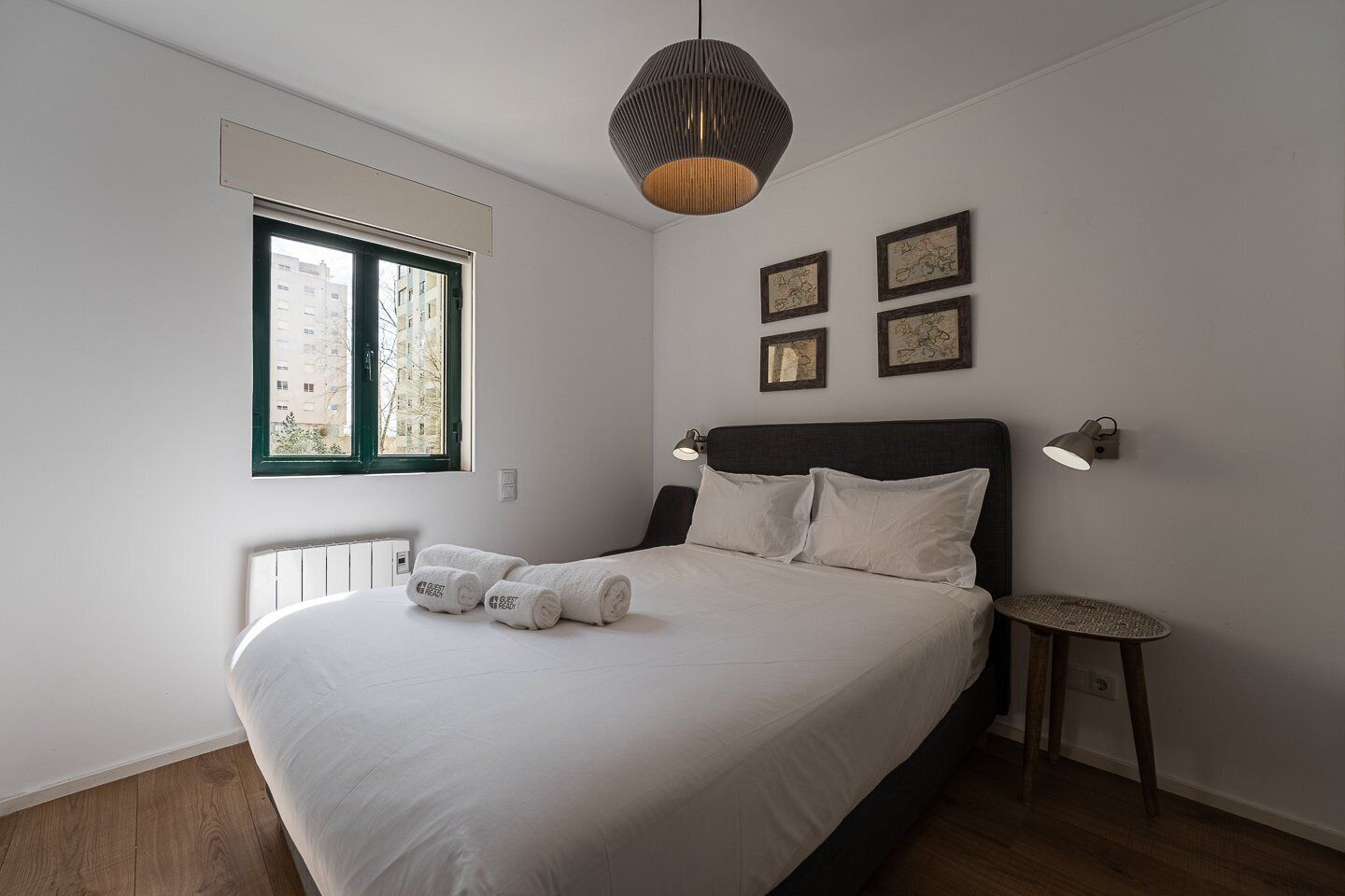 1 bedroom, desk, iron/ironing board, internet