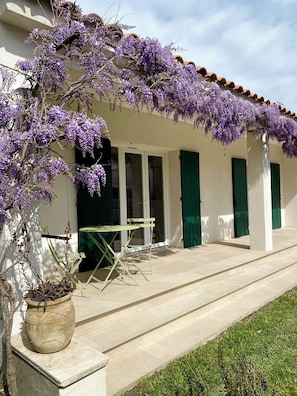 Exterior detail - Magnificent village house with lush garden 5 minutes walk from the beach (Saintes-Maries-de-la-Mer)