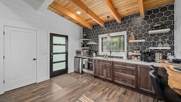 Microwave, oven, stovetop