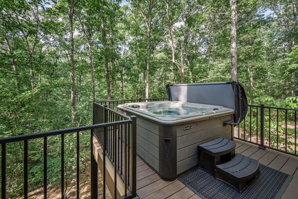 Bain à remous extérieur