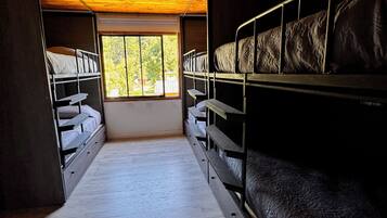 Dormitori compartit econòmic, dormitori mixt, vistes al jardí | Mobiliari individual, wifi gratuïta i roba de llit