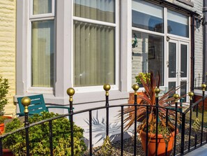 Exterior detail - Steps from the sand, moments from the fun. (Blackpool)