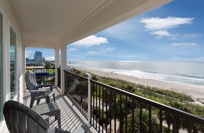 Condo, 3 Bedrooms, Beachfront | Balcony view - Ocean Escape Boardwalk Oceanfront  (Myrtle Beach)