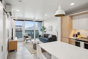50-inch Smart TV with digital channels -  Placemakr Salt Lake City Downtown, Apartments by Hilton (Salt Lake City)