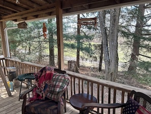 Terrace/patio - 4-bedroom bed & breakfast in charming hideaway 1800's home! (Galion)