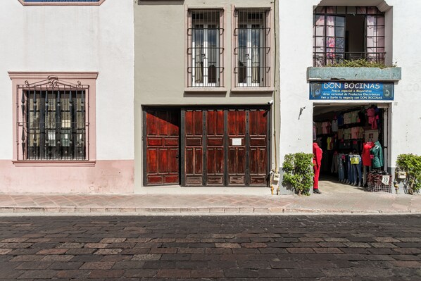 Majoituspaikan julkisivu