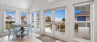 Coastal Ocean View Retreat on Cul-de-sac in Pirates Beach Steps from the Beach