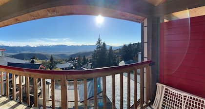 Font-Romeu: large T4 in residence with magnificent view of valley and mountains