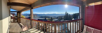 Font-Romeu: large T4 in residence with magnificent view of valley and mountains