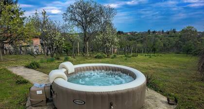 Charming 3-bedroom cottage with AC, WiFi in delightful Čortanovci