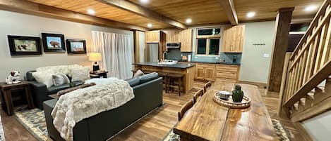 TV connectée, cheminée