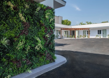 Interior entrance. The LEEF Hotel