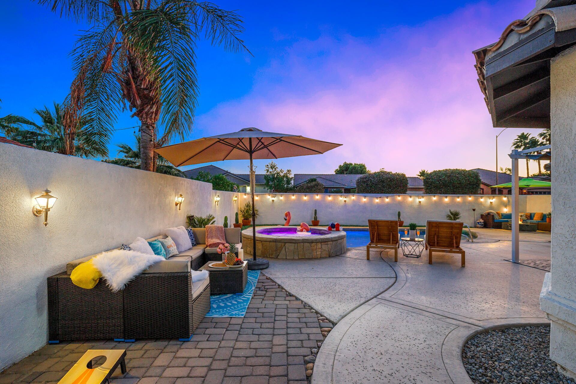 Alberca al aire libre 