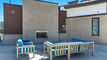 Outdoor pool, open 10:00 AM to 10:00 PM, free cabanas, pool umbrellas