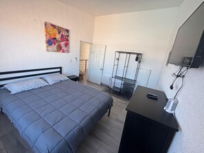 2 bedrooms, iron/ironing board