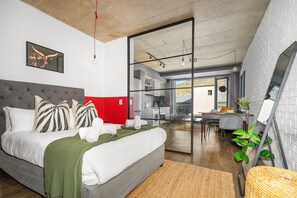 1 غرفة نوم وواي فاي مجانًا وملاءات أسرّة