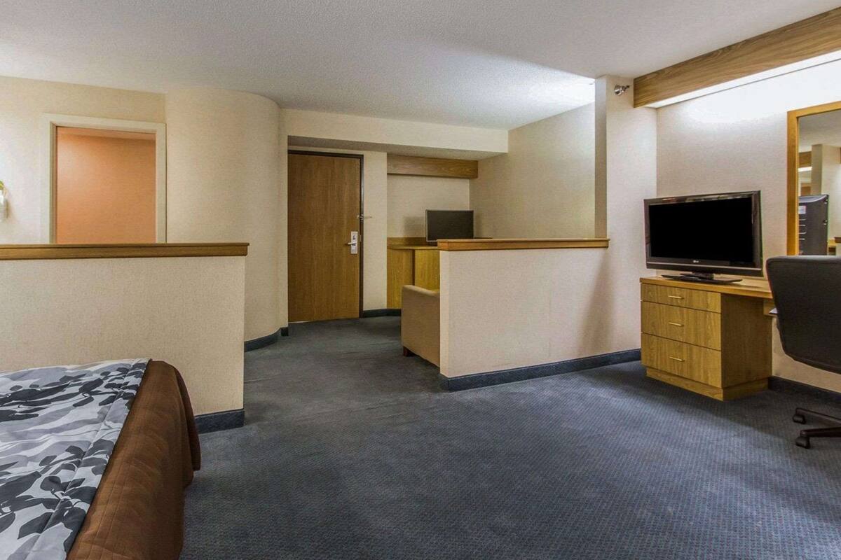 Suite, 1 King Bed with Sofa bed, Non Smoking | 1 bedroom, desk, laptop workspace, iron/ironing board