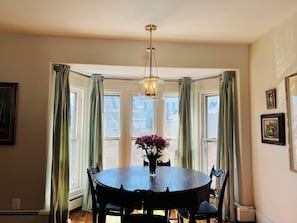 Dining - Historic 2-bedroom apartment with WiFi, AC in Downtown Biddeford (Biddeford)