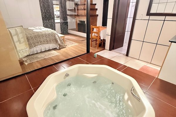 Luksussuite (Com hidromassagem) | Privat boblebad