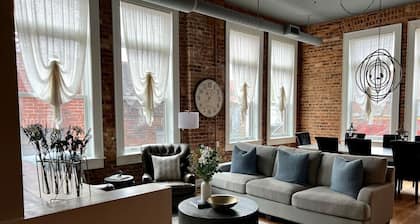 Central Main Street Condo in Historic Building