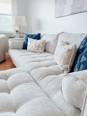 TV, fireplace, video games, foosball